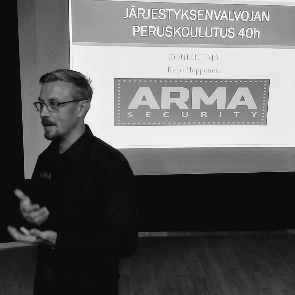 Arma Security Oy turvallisuuskoulutukset